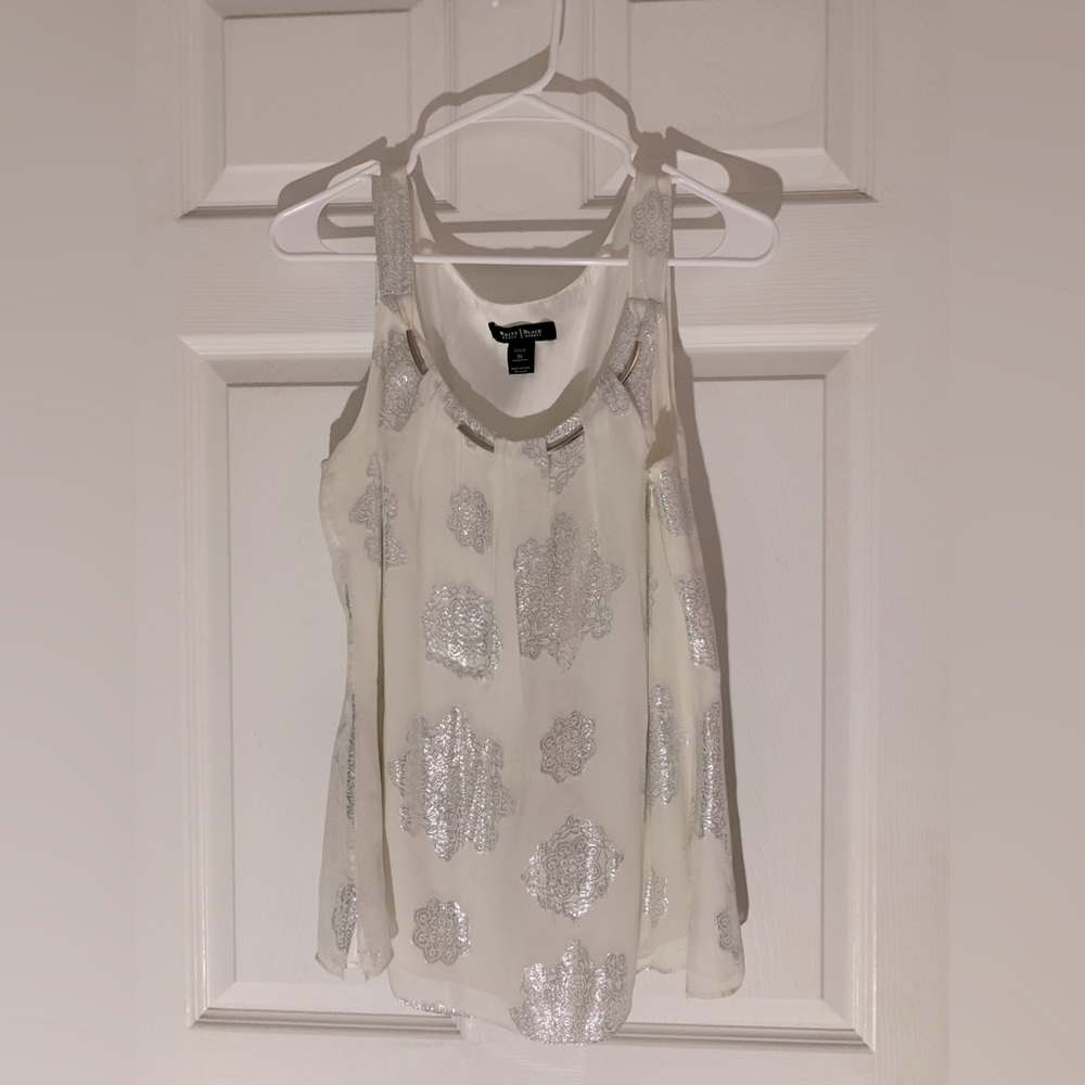 White House Black Market Silk Blouse